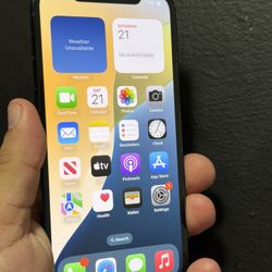 iPhone 12 64gb Black Color Crack Back Unlocked For All Carrier 