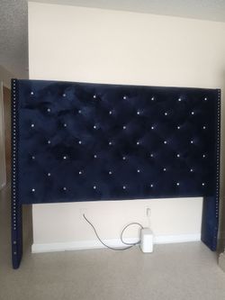 Headboard with rails
