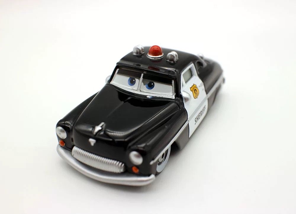 Cars the Movie Radiator Springs Sheriff Metal Toy Car