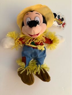 Mickey Mouse - Scarecrow plush bean filled