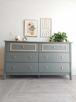 Gorgeous Unique Boho-chic/Modern Dresser Grey/green Delivery Available for  Sale in Peoria, AZ - OfferUp