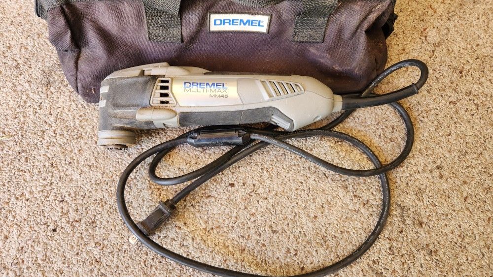 Dremel Multi Max MM45 Tool 120V w/ Authentic Dremel MultiTool Bag Ex