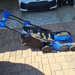 Kobalt 40-Volt Brushless Lithium Ion 20-in Cordless Electric Lawn Mower 