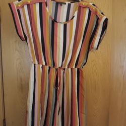 Women's Size Large,  New Glory Stripe Dress 