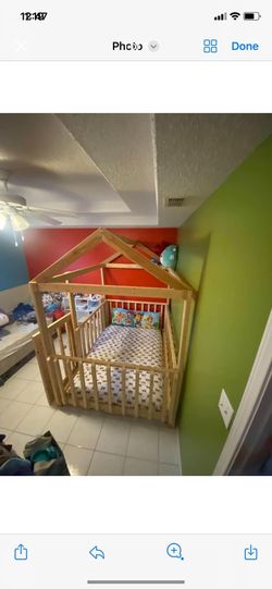 Wood Montessori Bed