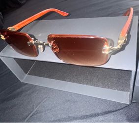 James Oro glasses brown tinted
