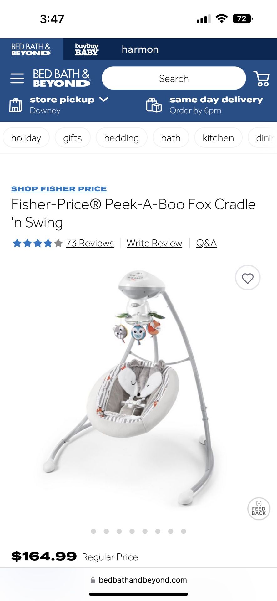 Fisher Price Swing