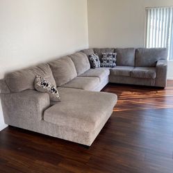 Ashley 3 Piece furniture Couch (Pillows Not Included)