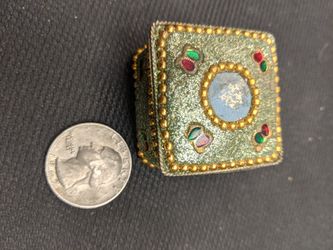 Small Brass Ornate Box