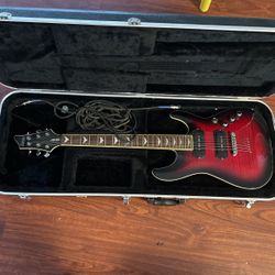 Schector Guitar And Fender Amp