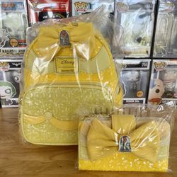 Loungefly Disney Beauty And The Beast Belle Princess Sequin