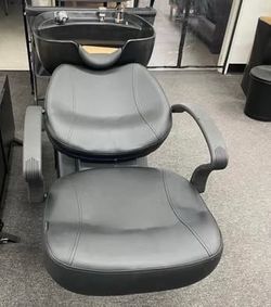 New in Box Shampoo Chair Shampoo Bowl Chair Set Salon Shampoo Sink Chair 7.87'' ABS Basin