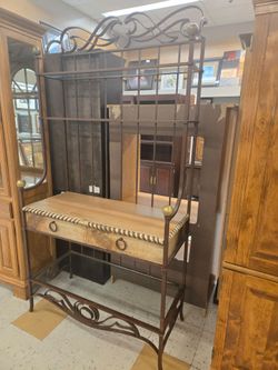 Wrought Iron Bakers Rack