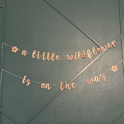 Wildflower Baby Shower Decorations 