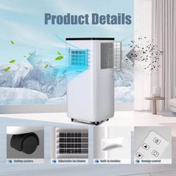 New HUMSURE Portable Air Conditioners 5000 BTU (8000BTU ASHRAE) 150 Sq. ft, AC Unit With Built-In Co