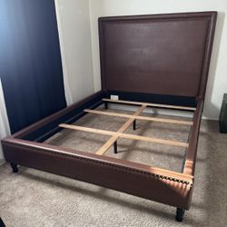 Queen Leather Bed Frame