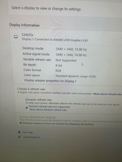 Samsung 34” Ultrawide Monitor – S34J55W – $200 OBO