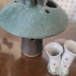 Ceramics, stonewear... Mushroom Vases