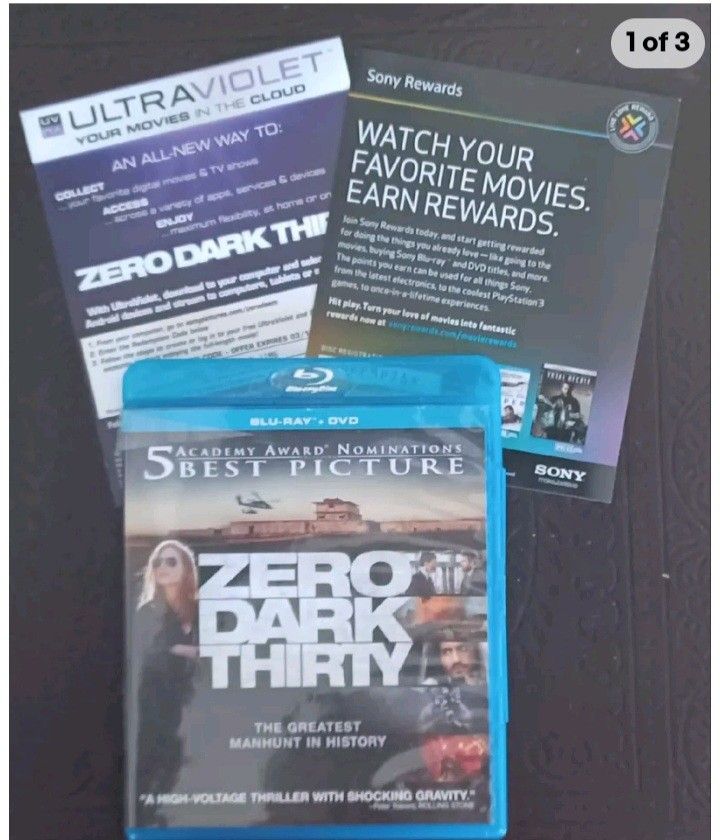 Zero Dark Thirty (Blu-ray/DVD Combo + UltraViolet Digital Copy) DVDs