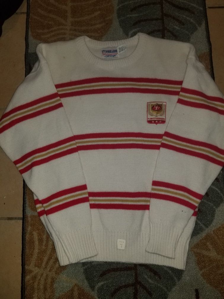 Vintage NFL 49ers / Buccaneers Cliff Engle Knit Sweaters