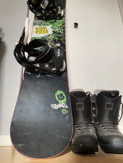 Burton Blunt 158cm Snowboard/boots/bindings
