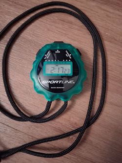 Sportline stopwatch for exercise