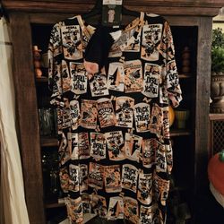 Vintage Halloween Pajamas Large