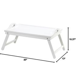 All New White Folding Tray