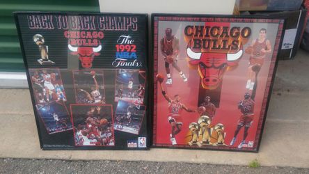 Bulls framed posters