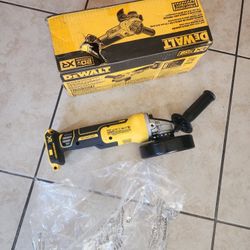DEWALT
20V MAX XR Cordless Brushless 4.5 in. Slide Switch Small Angle Grinder with Kickback Brake (Tool Only)
