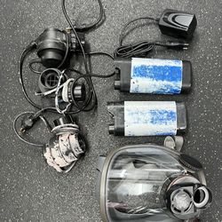 3M 6800 Powered Full Face Respirator Used