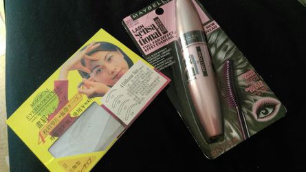 New mascara and eyebrow stencils