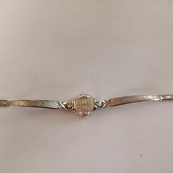 Vintage Silver An Gold Wrist Watch Ladies