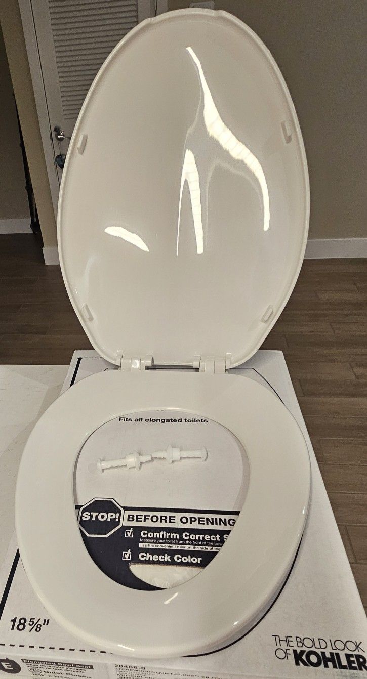 KOHLER TOILET SEATS (3) BRAND NEW