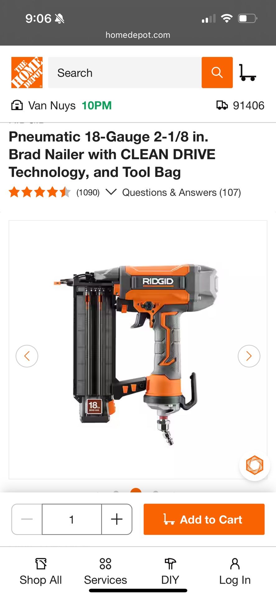 Ridgid Nailers And Compressor