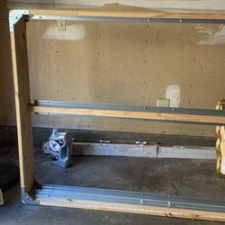 Metal and Wood Bed Frame