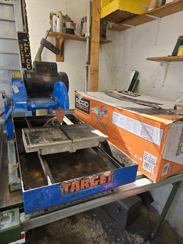 New Ridgid Target Tile Saw