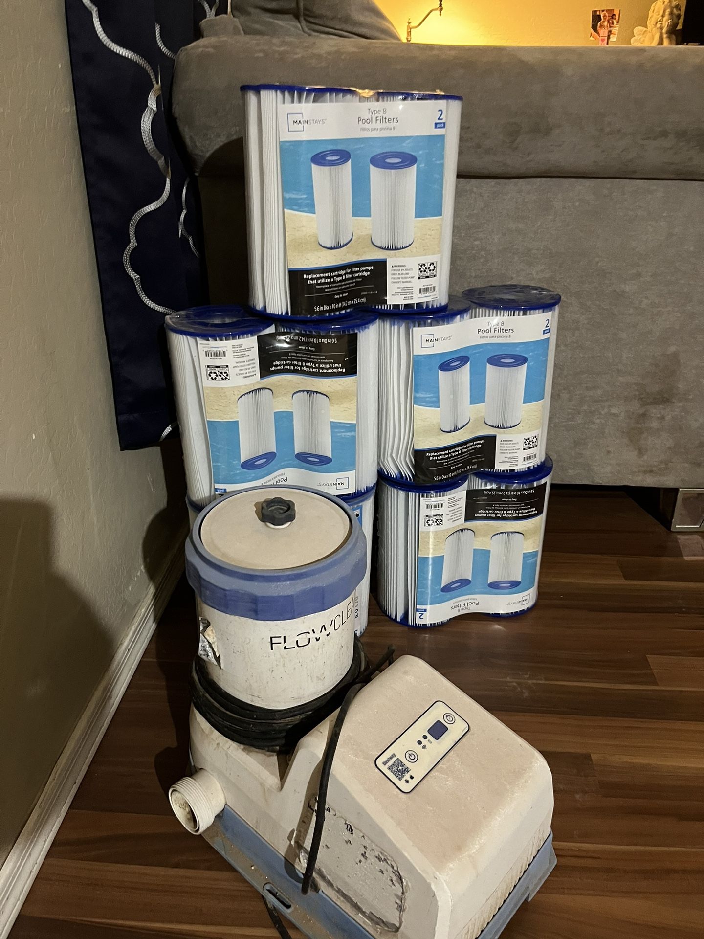TYPE B POOL FILTERS AND POOL PUMP FLOW CLEAR