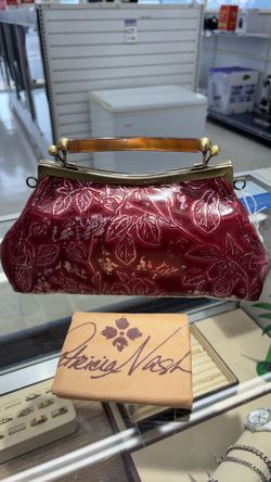 Patricia Nash Kiss lock Red Purse