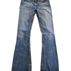 Rock & Republic Stevie Flare Light Washed Denim Jeans Size 29