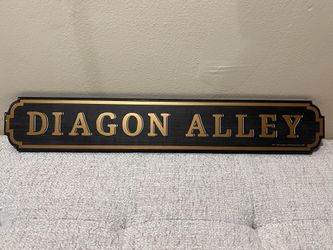 Diagon Alley Wooden Sign
