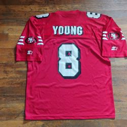 Starter Vintage Throwback Steve Young Size Large 1990s $50