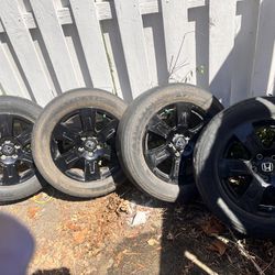 18” Black rims Honda Ridge Line