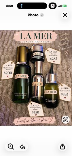 La Mer facial products
