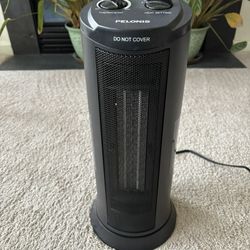 Pelonis 1500W 17” Ceramic Tower Space Heater HC-2017, adjustable heat, fan, and oscillating settings