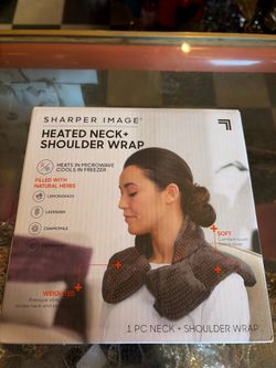 Sharper Image Heated Neck + Shoulder Wrap - New in Box