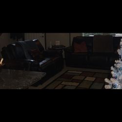 Reclining Sofa and love seat