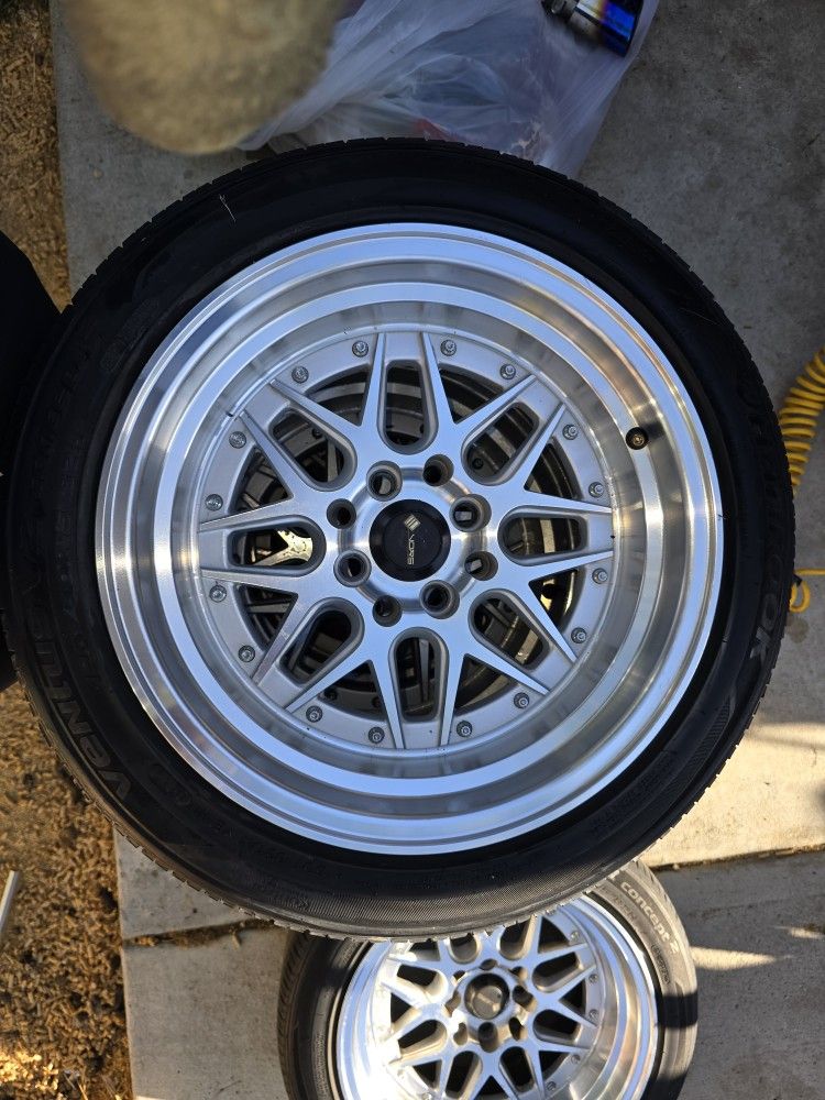Vors Vr7 Rims With Tires 4 Lug