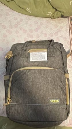 UPPER gray laptop bag
