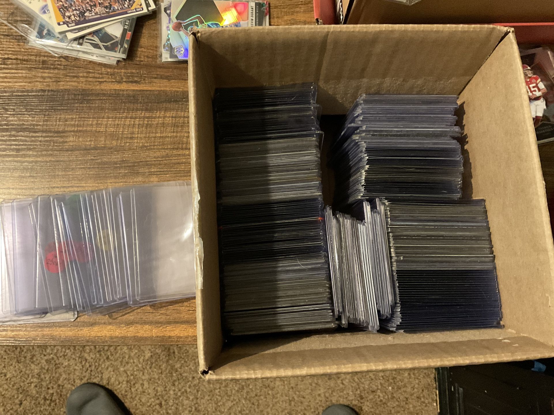 250 Top Loaders For Sports Cards, Pokémon, MTG, Etc Only Plastic Protective Top Loaders NO CARDS